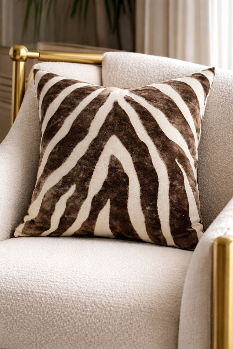 Paul Moneypenny Zebedeedodah Choc Cushion