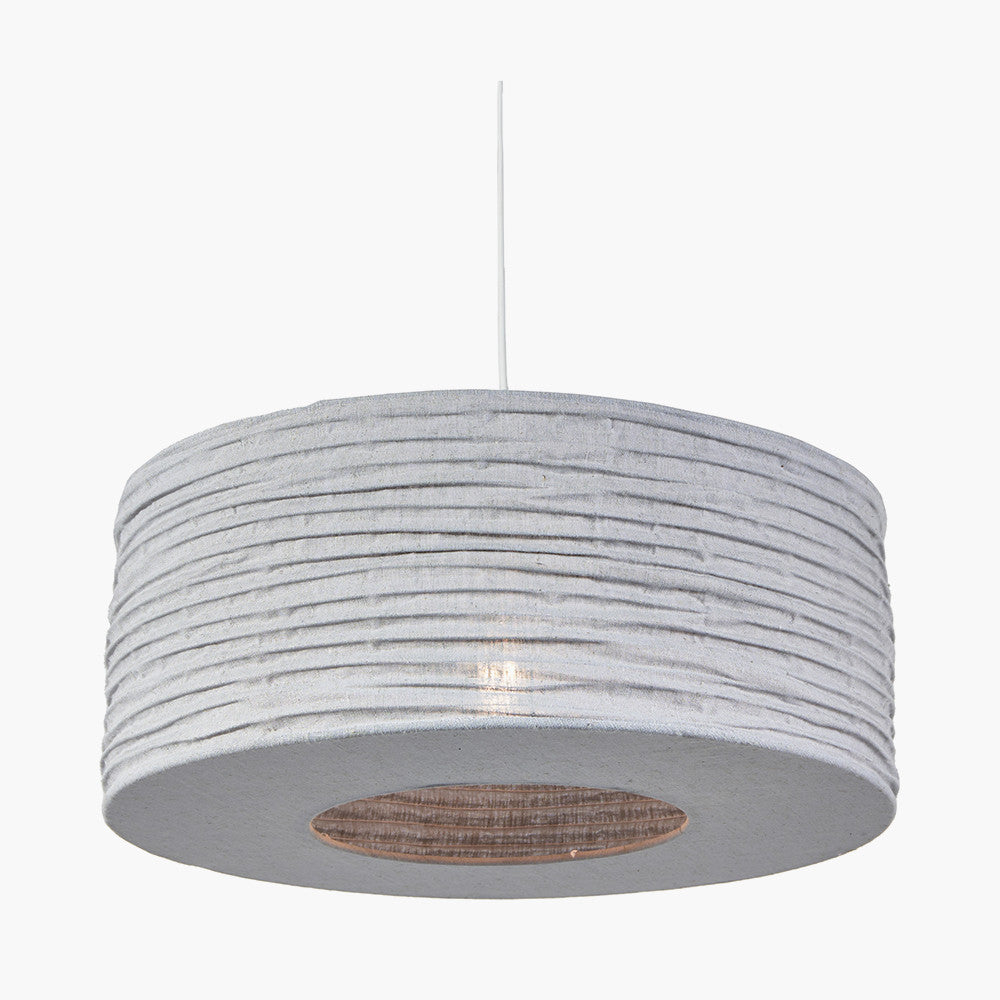 Patpong 50cm Grey Jute Easy Fit Pendant