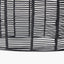 Caswell Black Rattan Coche Pendant