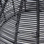 Caswell Black Rattan Coche Pendant
