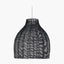 Caswell Black Rattan Coche Pendant
