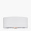 Elin 55cm Ivory Poly Cotton and Silver Lining Cylinder Shade