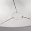 Elin 55cm Steel Grey Poly Cotton and Silver Lining Cylinder Shade