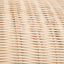 Raya Natural Scalloped Rattan Dome Non Elec Pendant