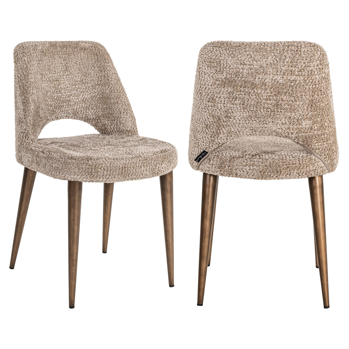 Dining chair Delphine lovely nature fire retardant (Set of 2)