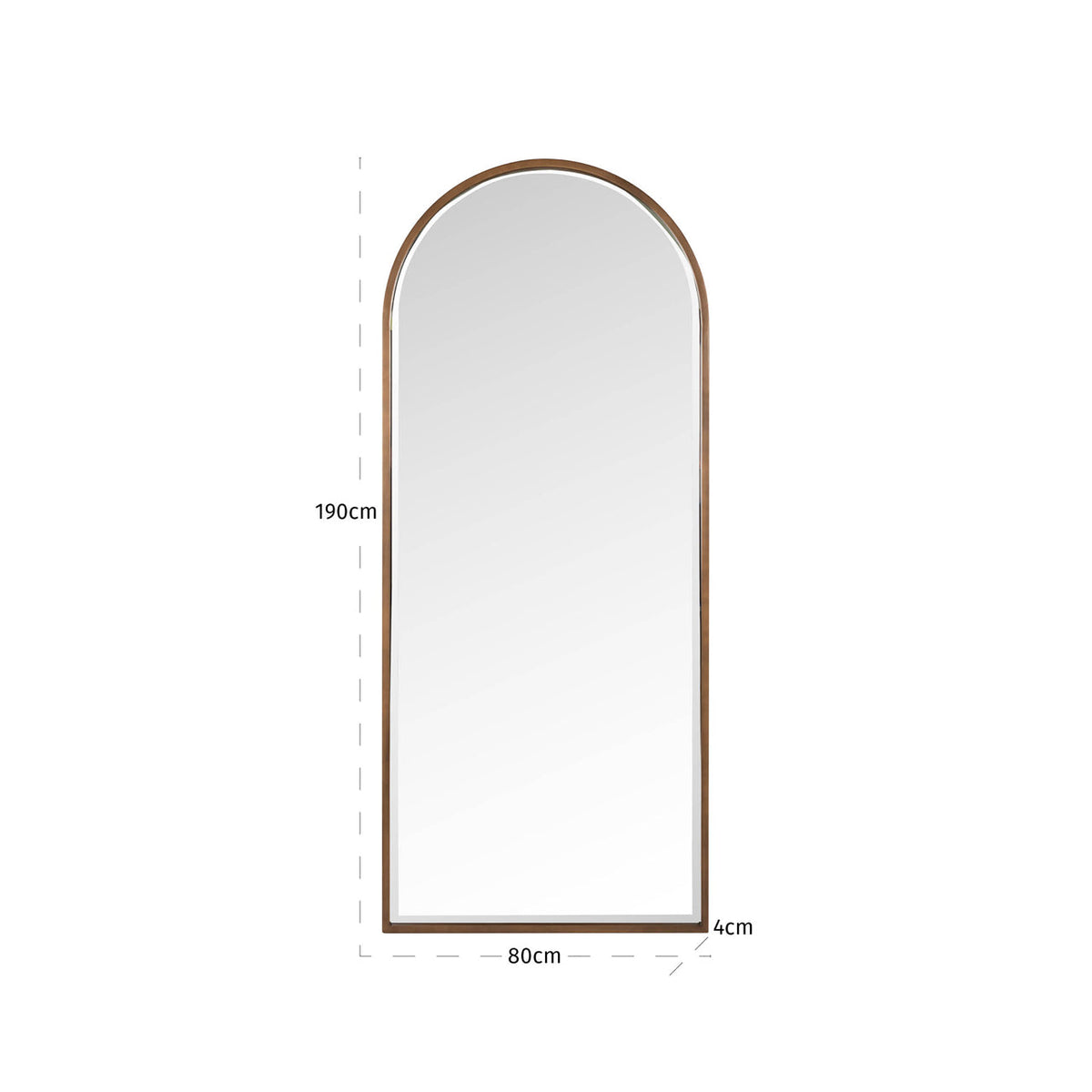Mirror Maylinn brushed gold