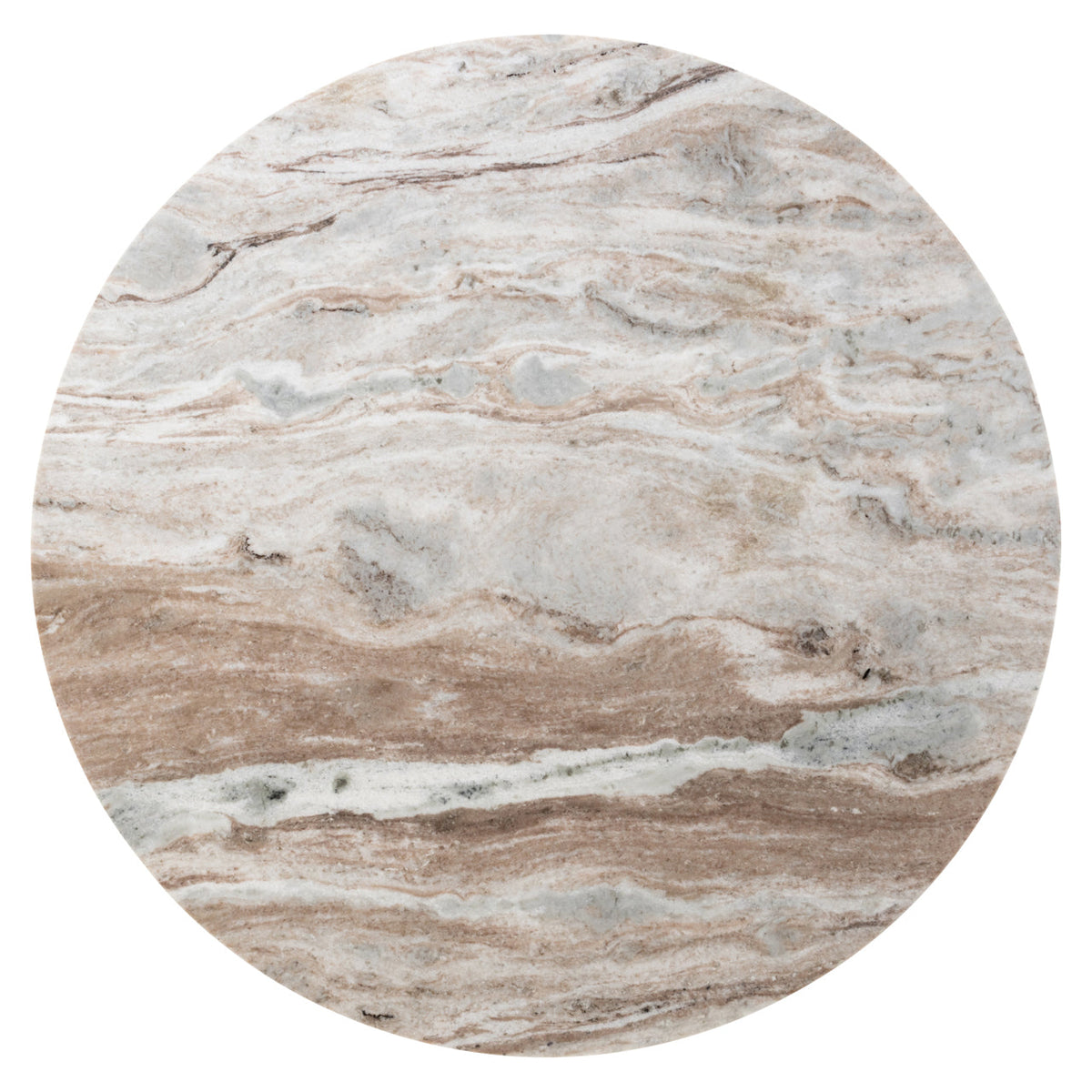 Dining table Nyon beige 120Ø