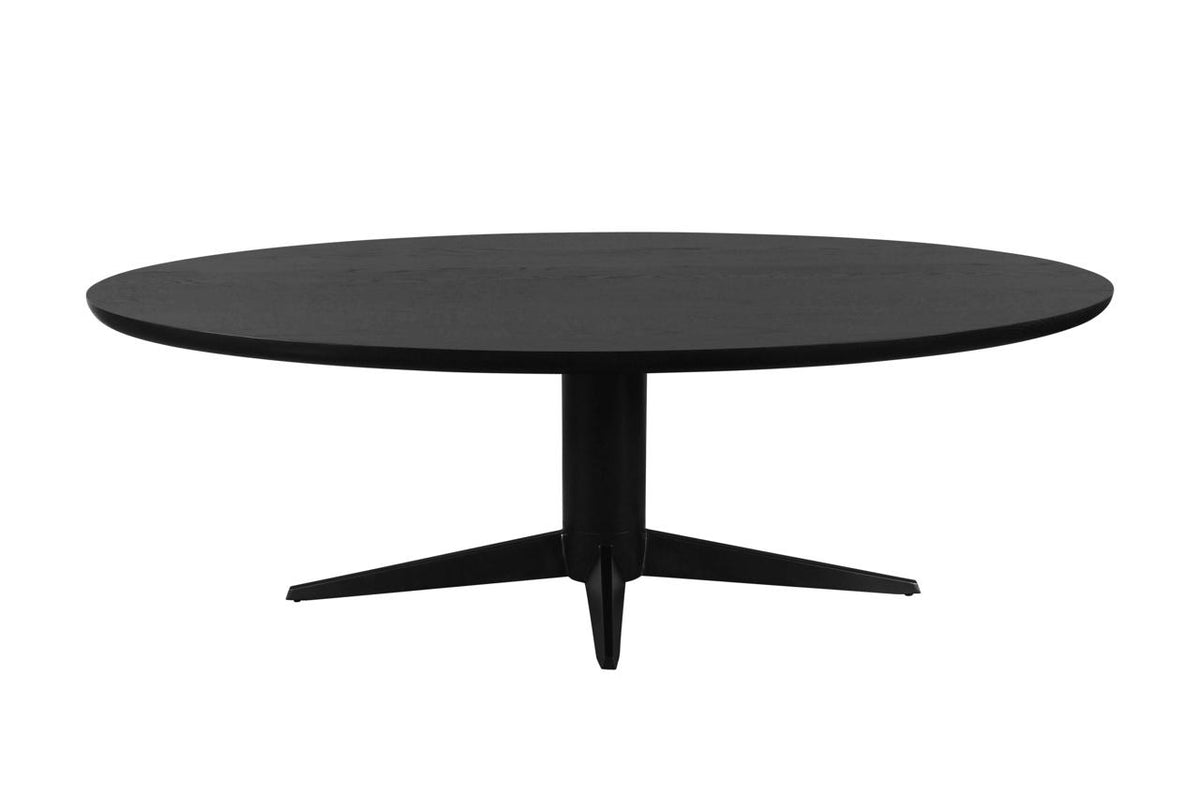 Dining table Rayford black oval 230