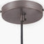 Bowery Ribbed Glass with Antique Bronze Fitting Elec Pendant