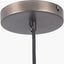 Lenox Conical Ribbed Glass with Antique Bronze Fitting Elec Pendant