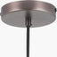 Bowery Large Ribbed Glass with Antique Bronze Fitting Elec Pendant