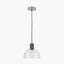 Kingston Clear Glass with Antique Bronze Fitting Elec Pendant