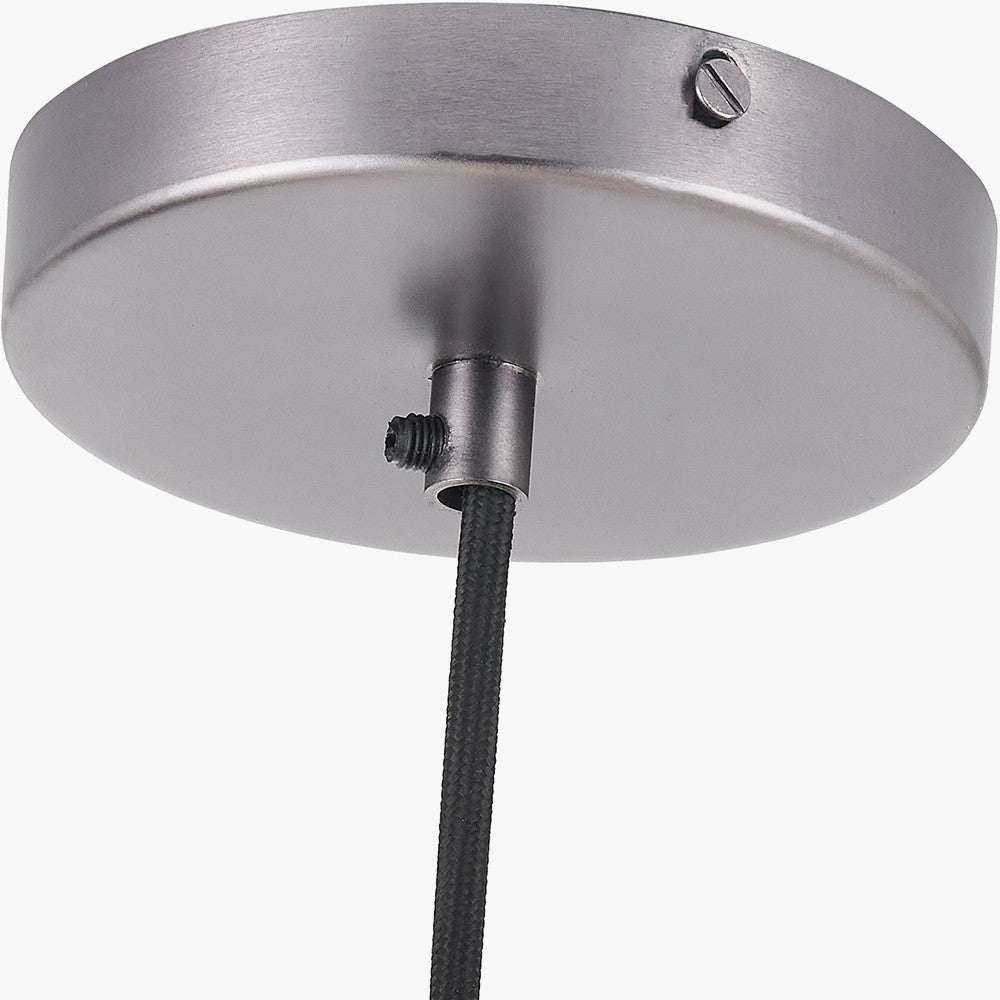 Kingston Clear Glass with Antique Bronze Fitting Elec Pendant