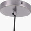 Kingston Clear Glass with Antique Bronze Fitting Elec Pendant