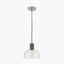 Kingston Clear Glass with Antique Bronze Fitting Elec Pendant