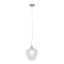 Almada Textured Clear Glass Electrified Pendant