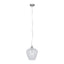 Almada Textured Clear Glass Electrified Pendant