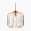 Dania French Gold Metal Wire Pendant