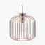 Dania French Gold Metal Wire Pendant