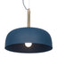 Anke Matt Indigo Domed Metal Pendant