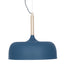 Anke Matt Indigo Domed Metal Pendant