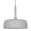 Anke Matt Grey Domed Metal Pendant