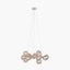 Vecchio Smoke Glass Ball and Chrome Metal Pendant