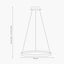 Orion Grey LED Round Pendant