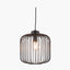 Dania Matt Black Metal Wire Pendant