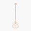 Asilah French Gold Metal Wire Shaped Pendant