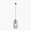 Dania Matt Black Metal Wire Tall Pendant