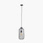 Dania Matt Black Metal Wire Tall Pendant
