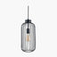 Dania Matt Black Metal Wire Tall Pendant