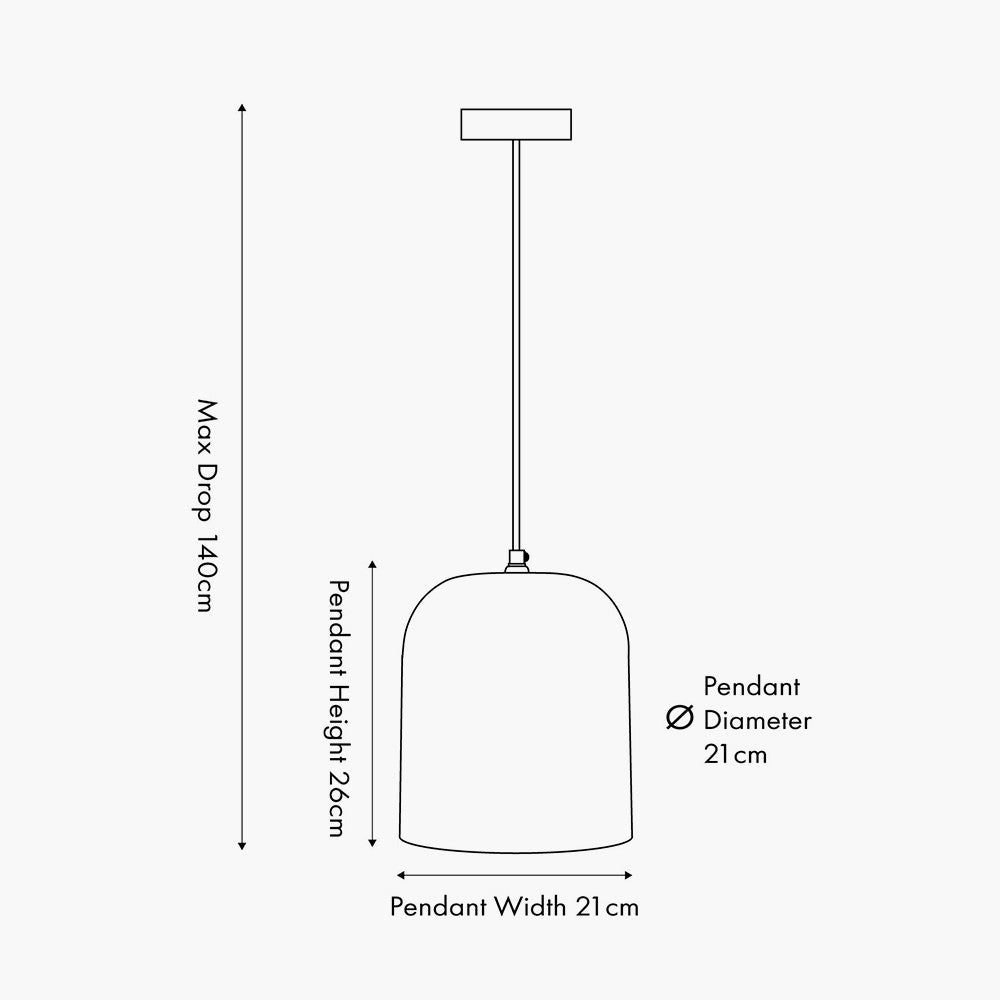 Kochi Antique Silver Hammered Metal Dome Pendant