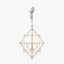 Sirius Antique Silver Metal Multi Arm Cube Pendant