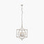 Sirius Antique Silver Metal Multi Arm Cube Pendant