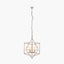 Sirius Antique Silver Metal Multi Arm Cube Pendant