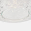 Azores Clear Textured Glass Oval Pendant