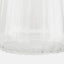 Porto Clear Optic Glass Tapered Pendant