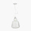 Porto Clear Optic Glass Tapered Pendant