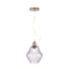 Lisbon Grey Optic Diamond Glass Pendant