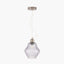 Lisbon Grey Optic Diamond Glass Pendant