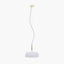 Anke Matt White Domed Pendant