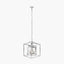 Anis Nickel Metal 4 Light Cube Pendant