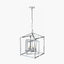 Anis Nickel Metal 4 Light Cube Pendant
