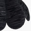 Petal Scalloped Black Raffia Pendant