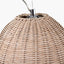 Raffles Large Rattan Cream Wash Pendant