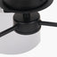 Elin Matt Black & Ivory 3 Light Pendant