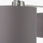 Elin Brushed Silver & Steel Grey 3 Light Pendant
