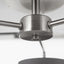 Elin Brushed Silver & Steel Grey 3 Light Pendant